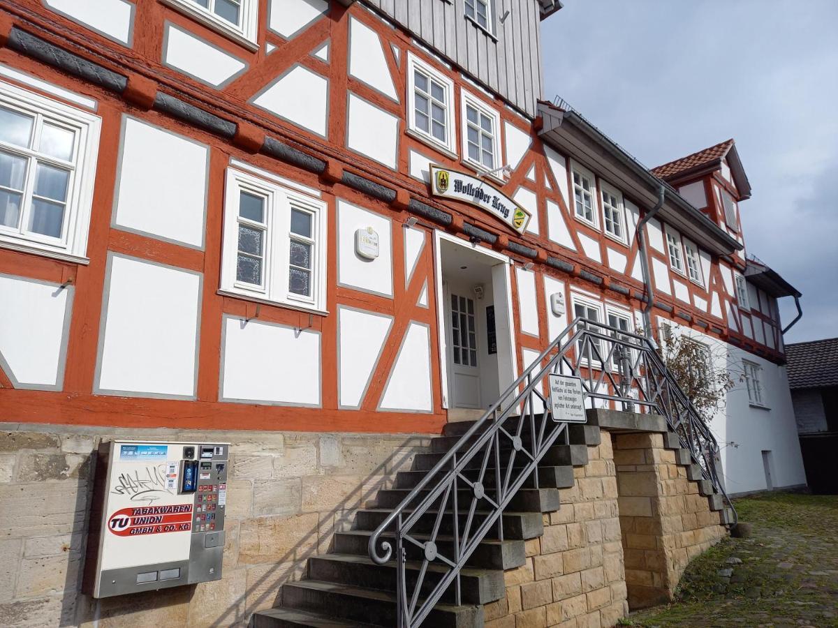 Wollröder Krug Hotell Guxhagen Exteriör bild